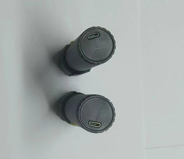 GeeRic LED Tactical Flashlight 2 Pack - 3 Mode Zoomable Adjustable Bright Flashlight with Rechargeable Battery | Compact Pocket Size for Camping, Hiking, Emergency Survival & Outdoor Adventures (Black)