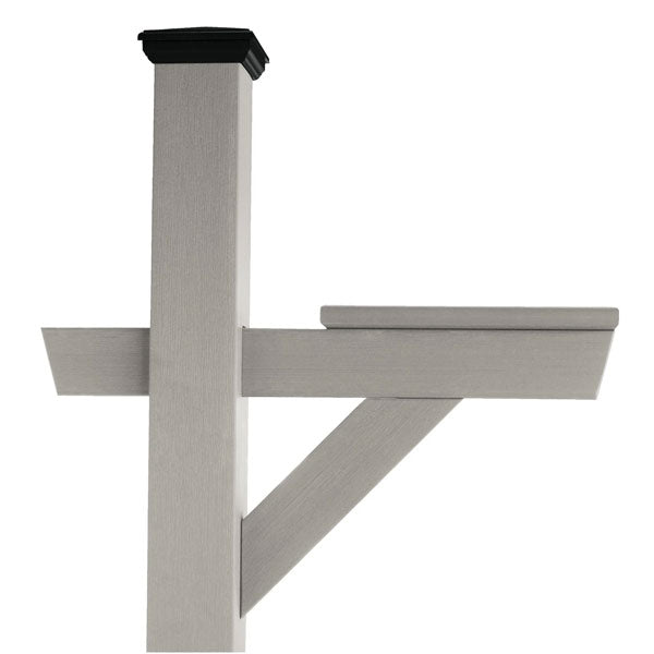 Durable Outdoor Hazleton Mailbox Post - Heavy Duty Steel Mailbox Stand with Anti-Rust Coating for Residential & Commercial Use - Perfect for Driveway, Garden, and Front Yard Installation