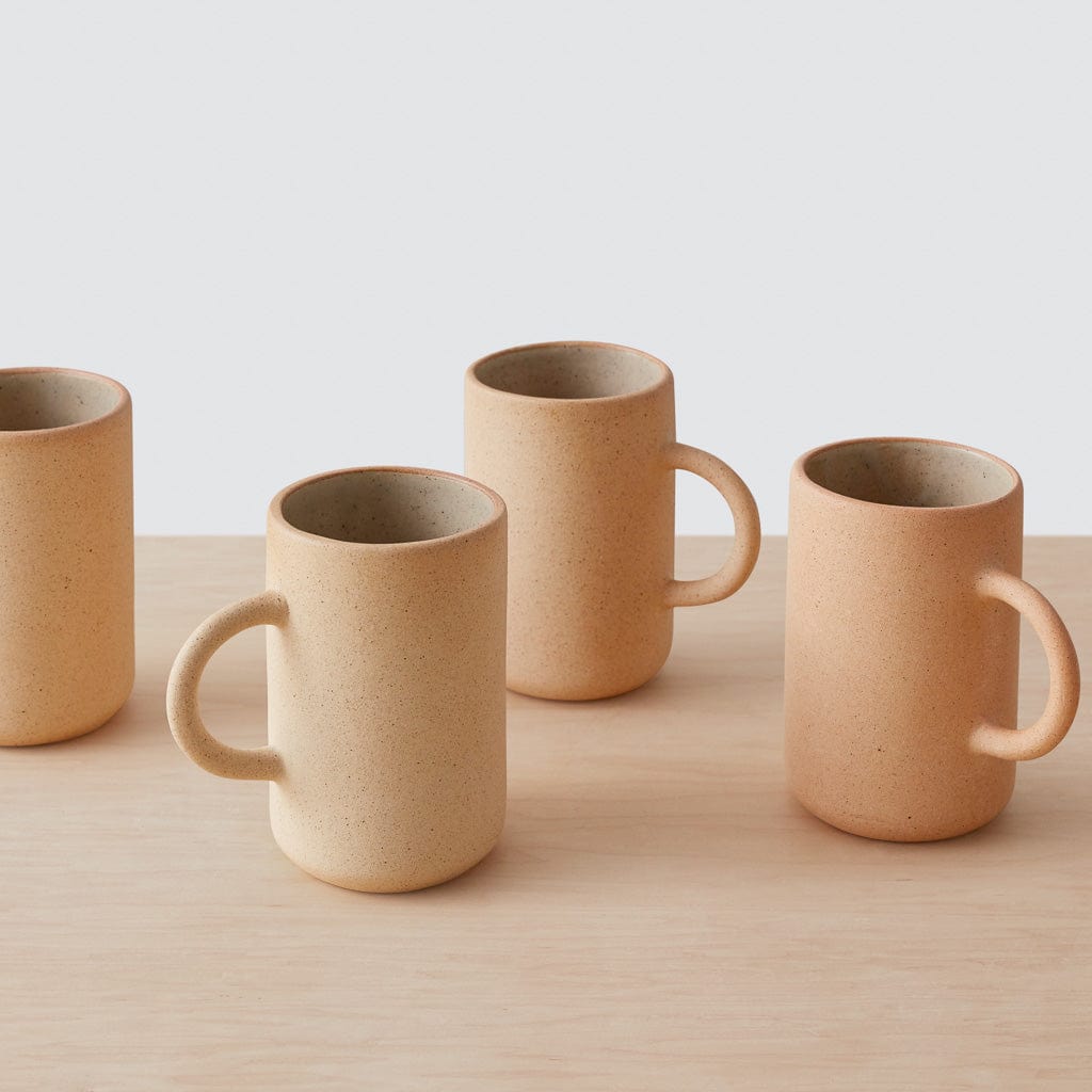 Lucero Ceramic Coffee Mugs Set of 2 - 12oz Handcrafted Stoneware Cups for Hot & Cold Drinks - Perfect for Home, Office or Gift Giving