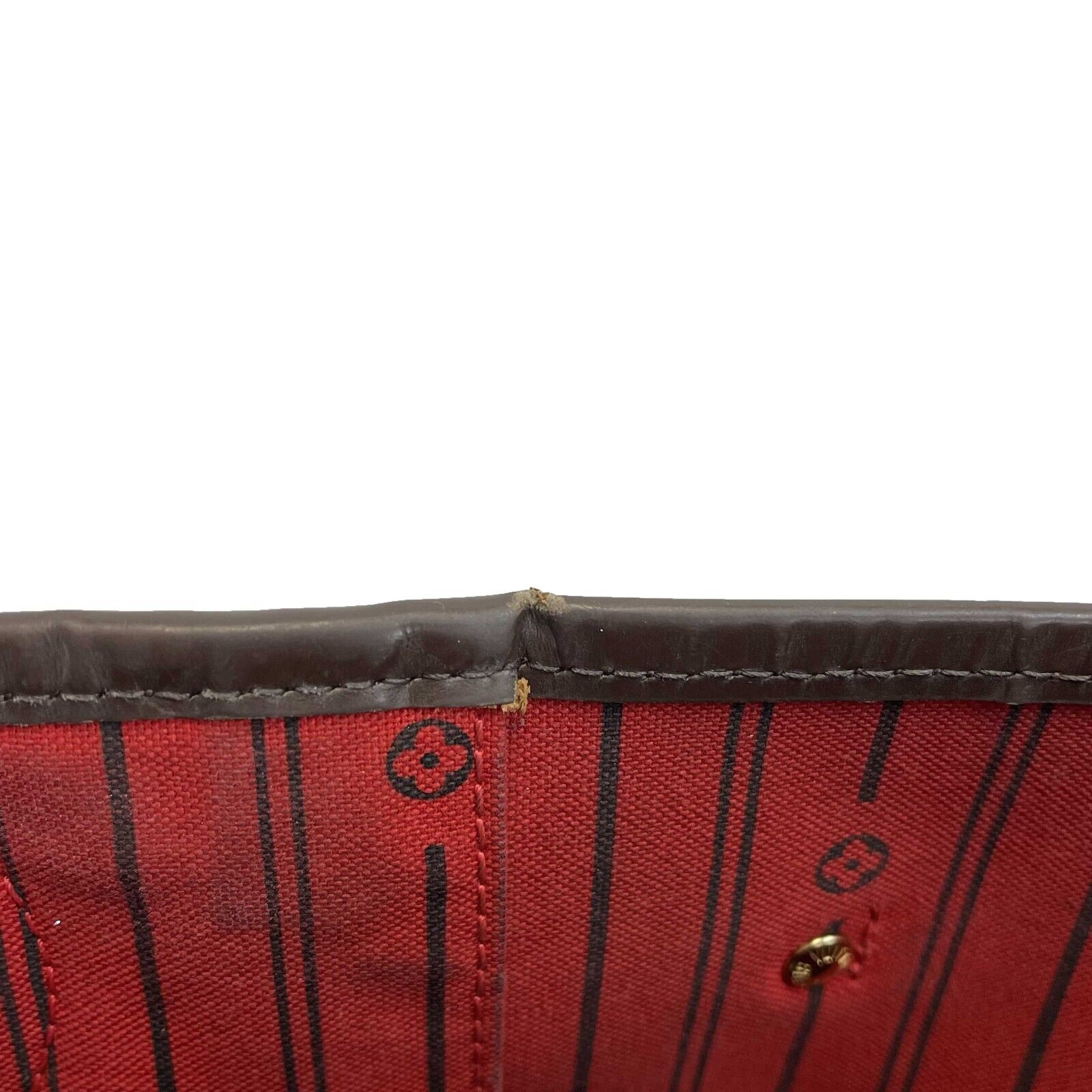 Louis Vuitton Neverfull GM Damier Ebene Brown Tote Bag - Luxury Designer Shoulder Bag for Women, Perfect for Work, Travel & Everyday Use