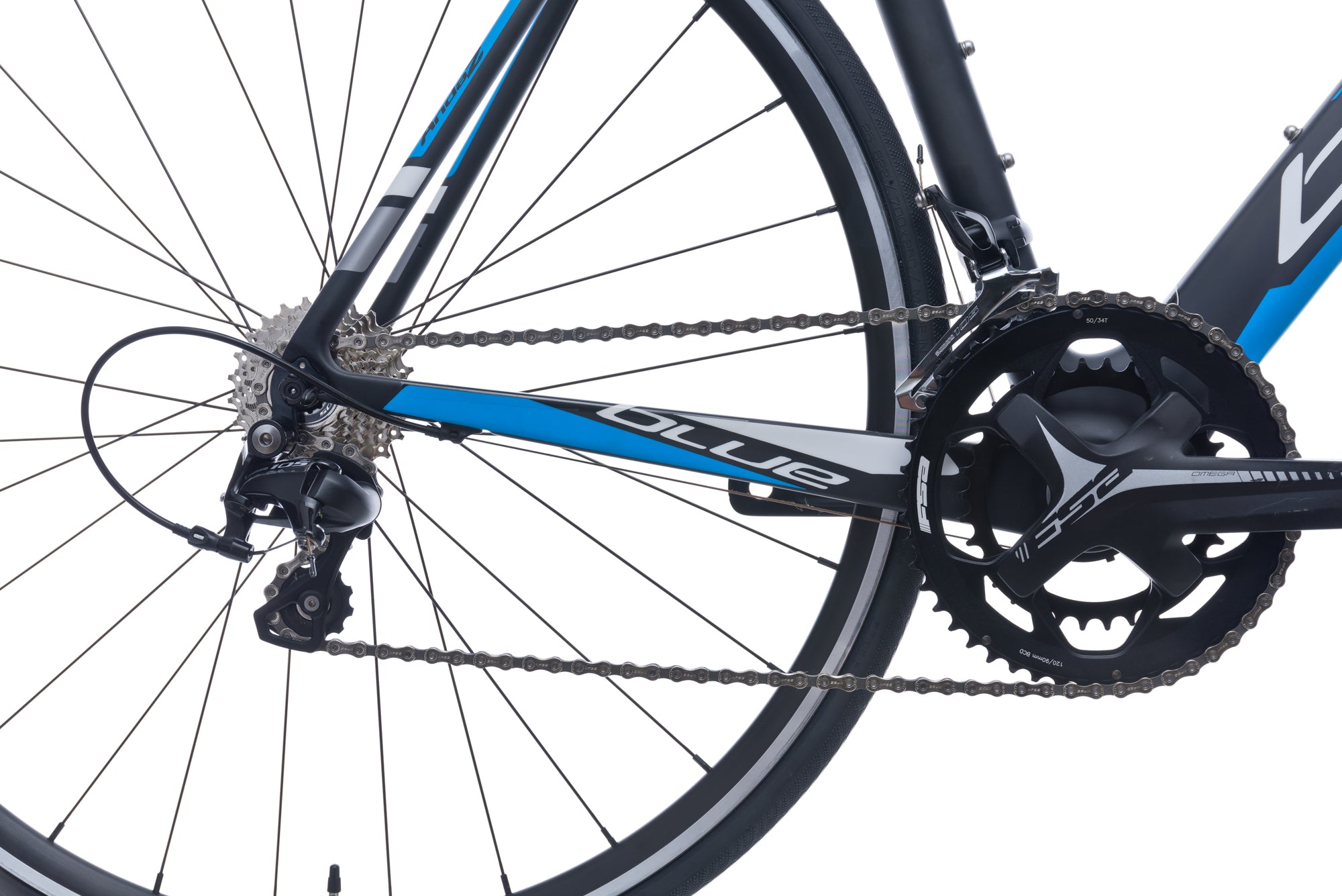Blue Andaz 55cm Road Bike for Adults - Lightweight Aluminum Frame, 21-Speed Gears (2017 Model) - Perfect for Commuting, Fitness & Outdoor Cycling Adventures