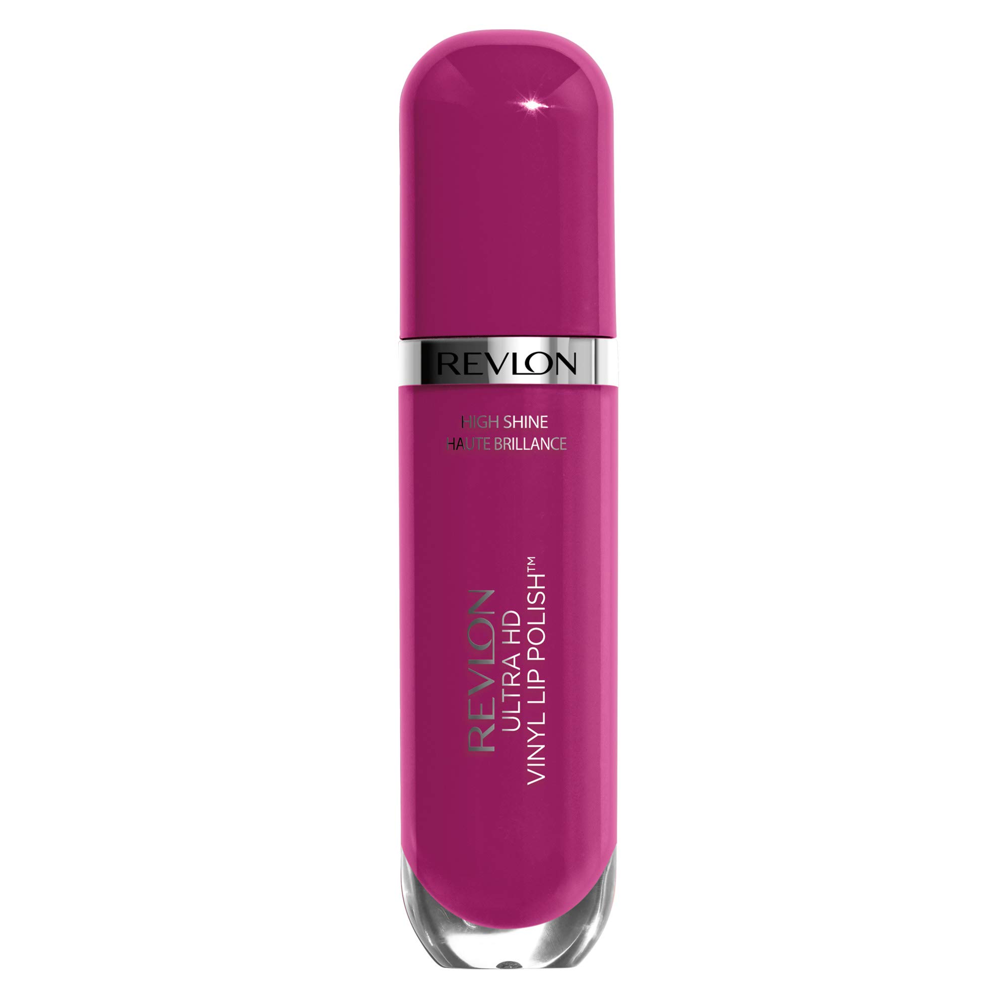 Revlon Ultra HD Vinyl Lip Polish - Violet Frenzy Liquid Lipstick with Plum Gloss Finish, 0.2 Fl Oz | Long-Lasting Hydrating Lip Color for Day & Night Wear, Parties & Special Occasions