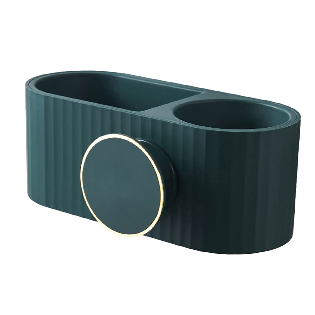 Wall-Mounted Hair Dryer Holder - Bathroom Storage Rack for Hair Styling Tools