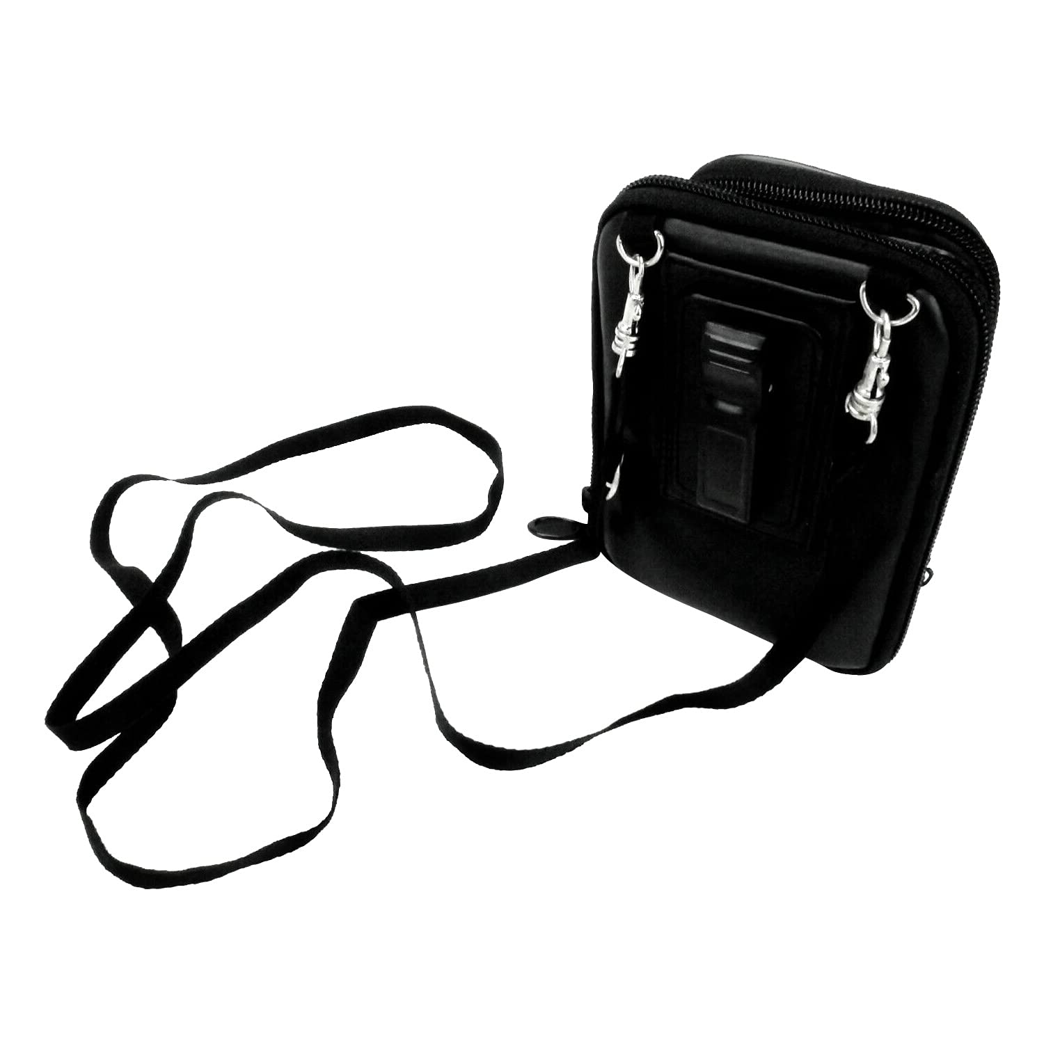 Sweda Durable Travel Carrying Case for Digital Camera & Electronics - Protective Storage for Hard Drives, USB Cables, Batteries, Chargers & Small Devices (Black) - Perfect for Travel, Photography & Tech Organization