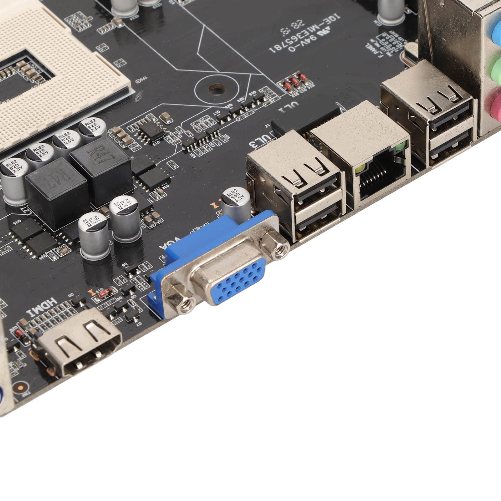 NestNiche 1288 Pin DDR3 Dual Channel Gaming Motherboard - Compatible with Intel Pentium, i3, i5, i7 Processors | VGA & HDMI Support | Ideal for Gaming PCs, Home Theater & Multimedia Workstations