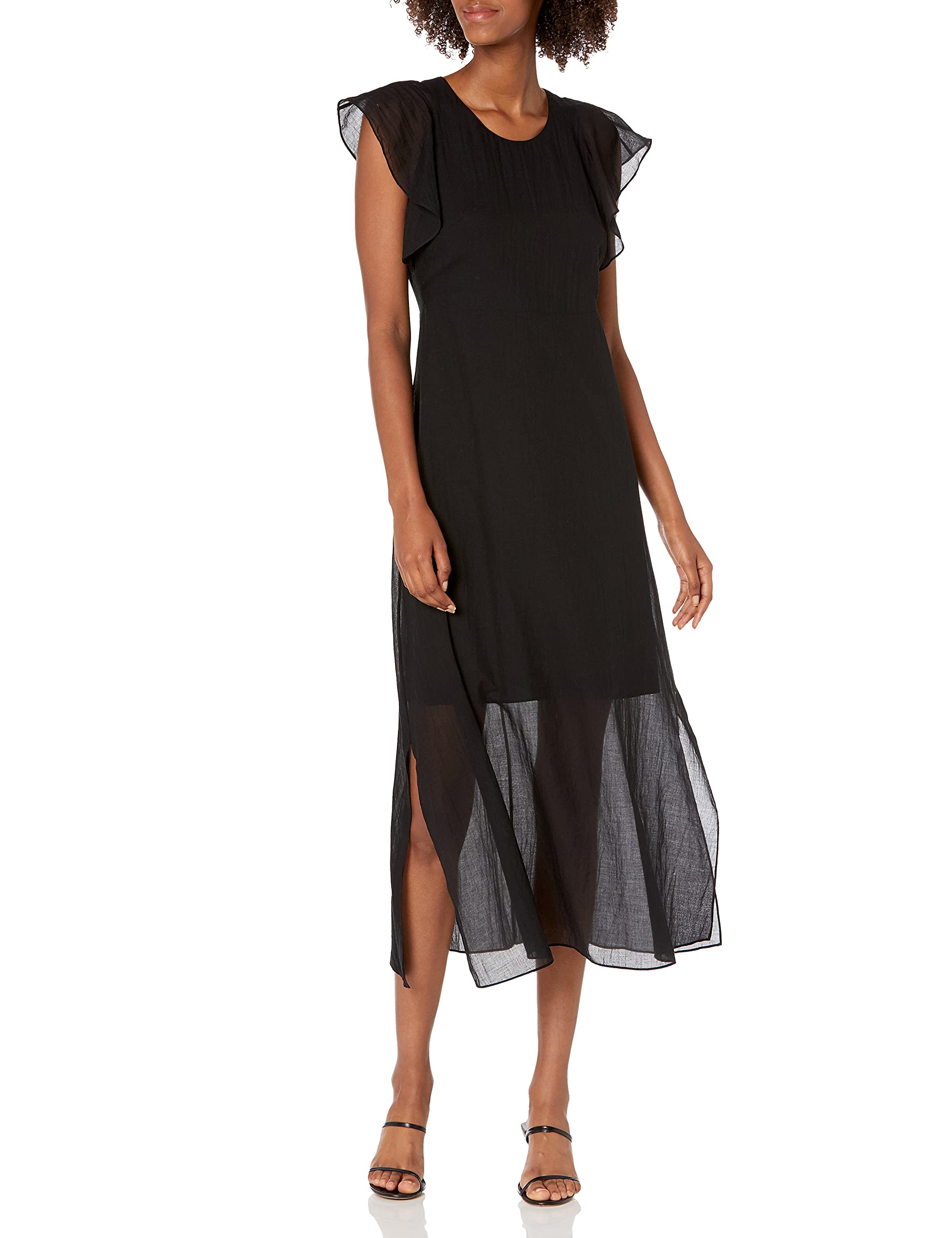 Theory Women's Ruffled Sleeve Summer Dress - Elegant & Flowy for Casual Outings, Beach Vacations & Date Nights