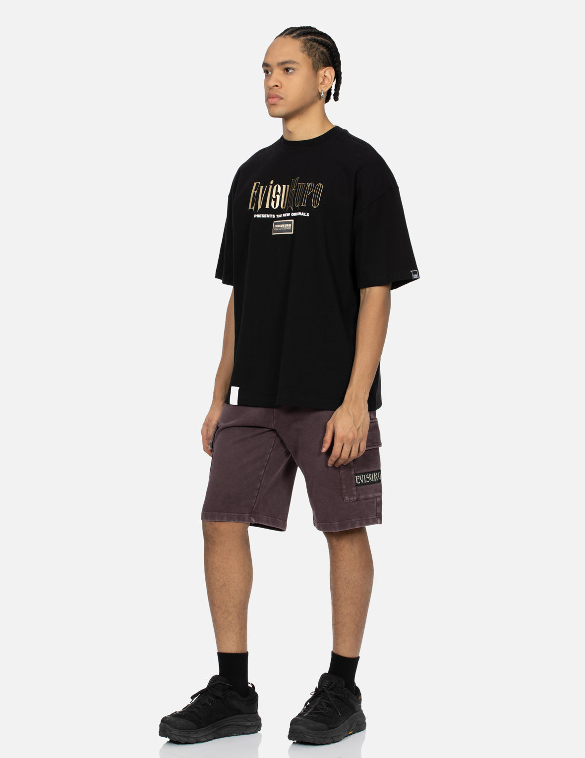 Premium Gold Foil Calligraphy Logo Printed Oversized T-Shirt for Men & Women - Trendy Streetwear, Casual Outfits & Gift Ideas