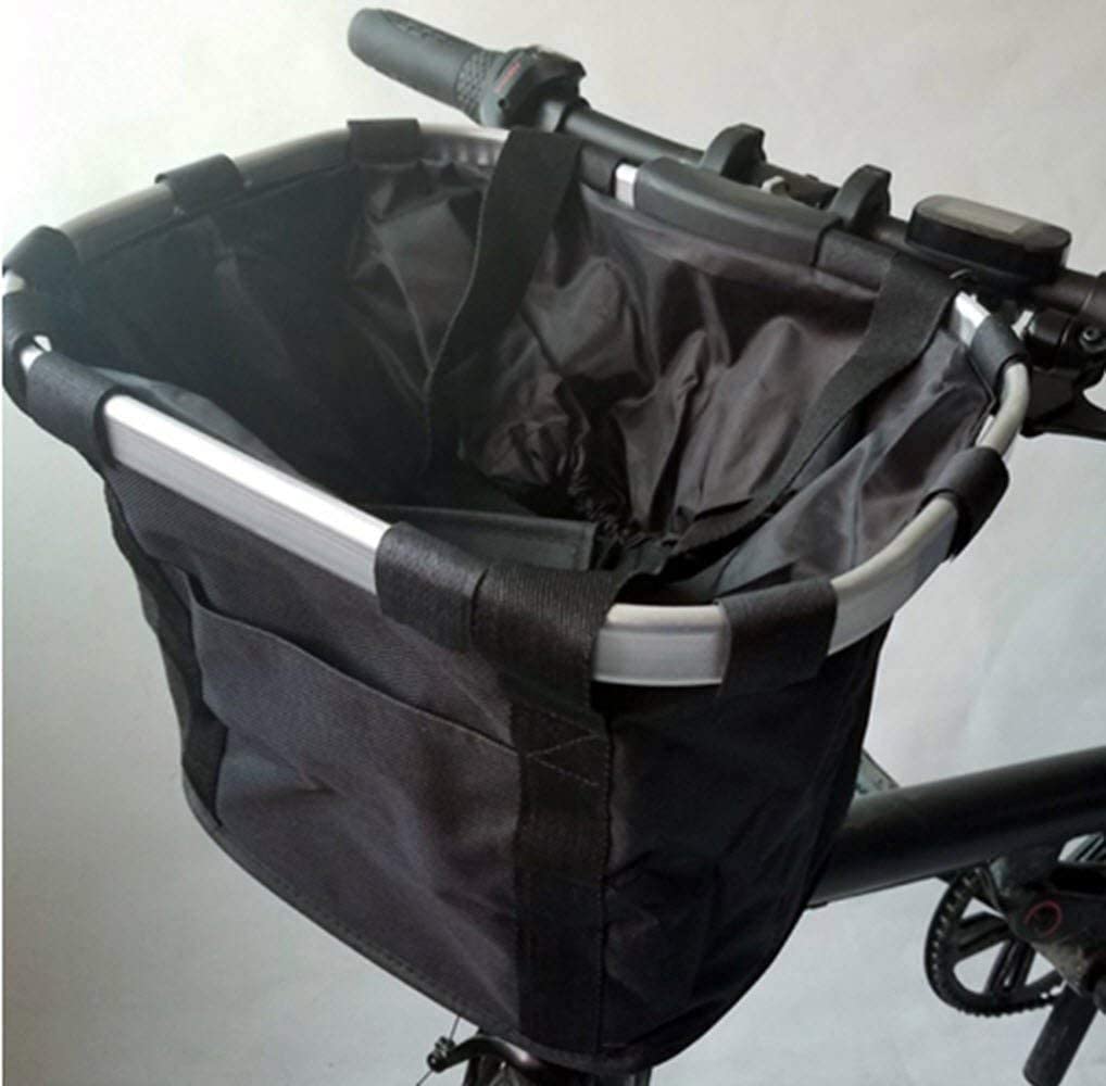 Foldable Electric Bike Front Basket - Waterproof Pet Carrier Bag for Small Dogs & Cats - Perfect for Commuting, Shopping & Outdoor Adventures