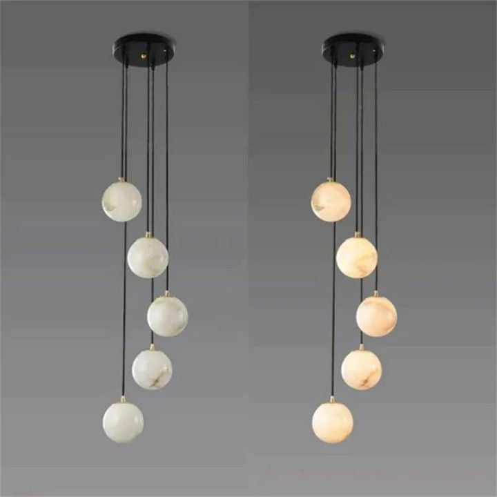 Alabaster Global Wavy Chandelier - Modern Crystal Ceiling Light Fixture for Dining Room, Bedroom & Living Room Decor