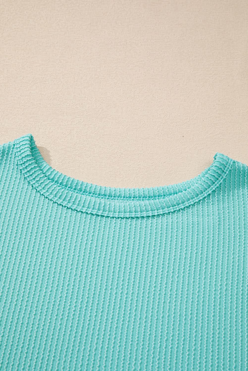 Aruba Blue Cozy Knit Top - Long Sleeve Women's Sweater for Fall & Winter | Perfect for Casual Outfits, Office Wear & Date Nights