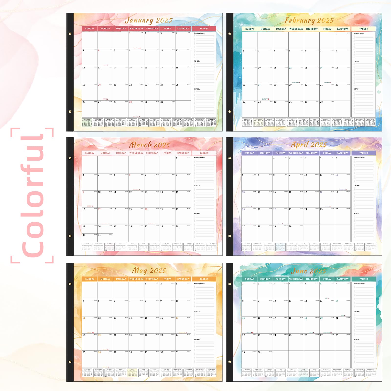 Ospelelf 2025-2026 Large Desk Calendar - 22