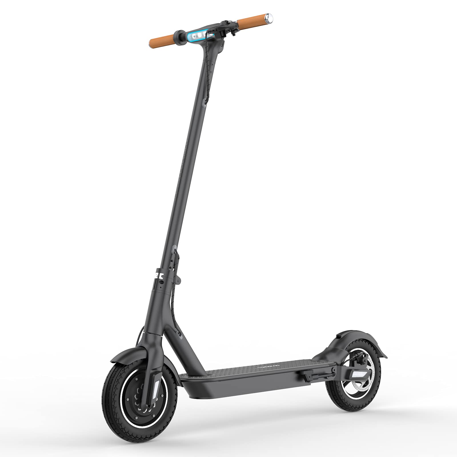 ADVANRIDE 10 Inch Folding Electric Scooter for Adults - 350W Motor, Solid Tires, Dual Braking System, Waterproof Display & App Control - Perfect for Commuting, City Travel & Last-Mile Transportation