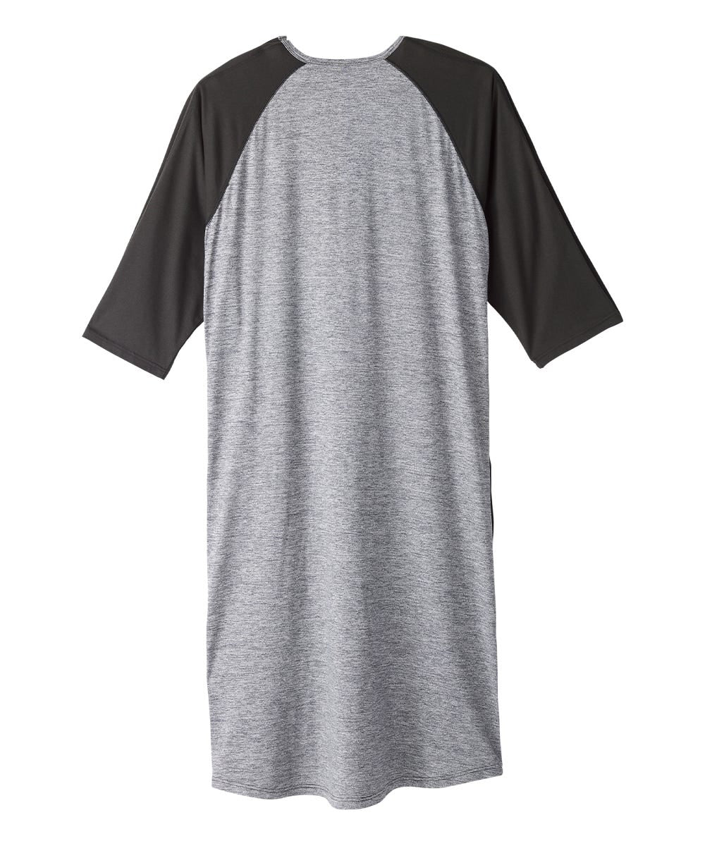 Post Surgery Nightgown for Men - Comfortable Recovery Sleepwear for Post-Op Patients - Ideal for Hospital Stay, Home Care & Resting