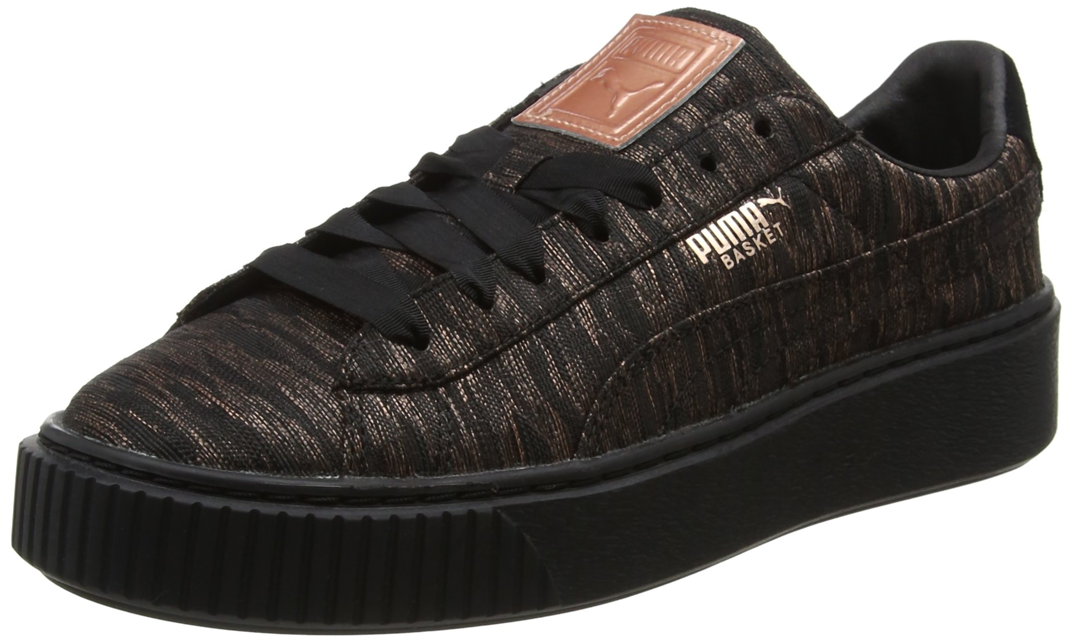 PUMA Women's Basket Platform VR Low-Top Sneakers - Fashion White Leather Casual Shoes for Women | Comfortable Walking & Everyday Wear | Gym, Work, Street Style Outfits