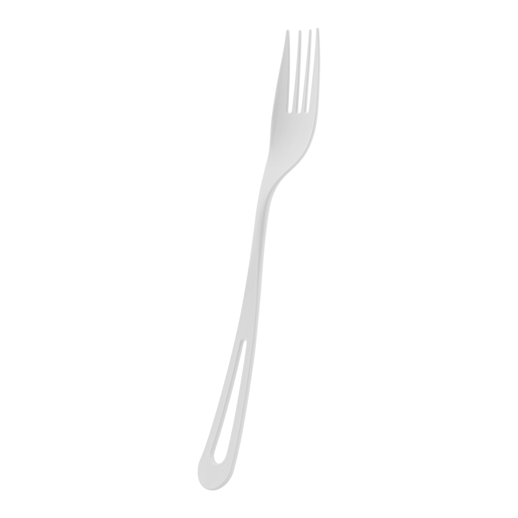 Eco-Friendly Compostable White CPLA Plastic Forks - 250 Count Box | Heat Resistant, Biodegradable Cutlery for Parties, Picnics & Catering Events