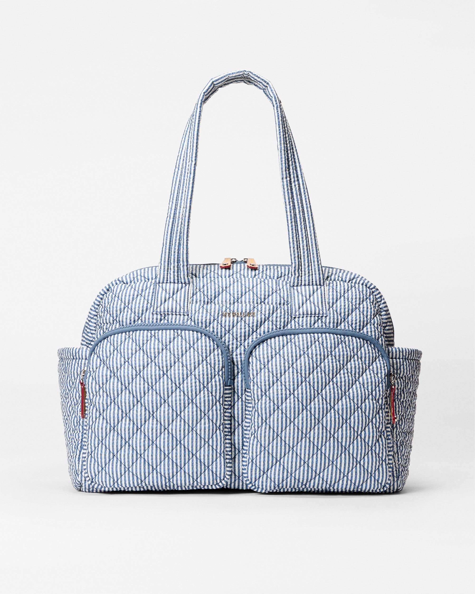 Seersucker Neck Pillow for Travel - Soft & Breathable Comfort for Airplane, Car, and Office Use - Lightweight & Supportive for Neck Pain Relief