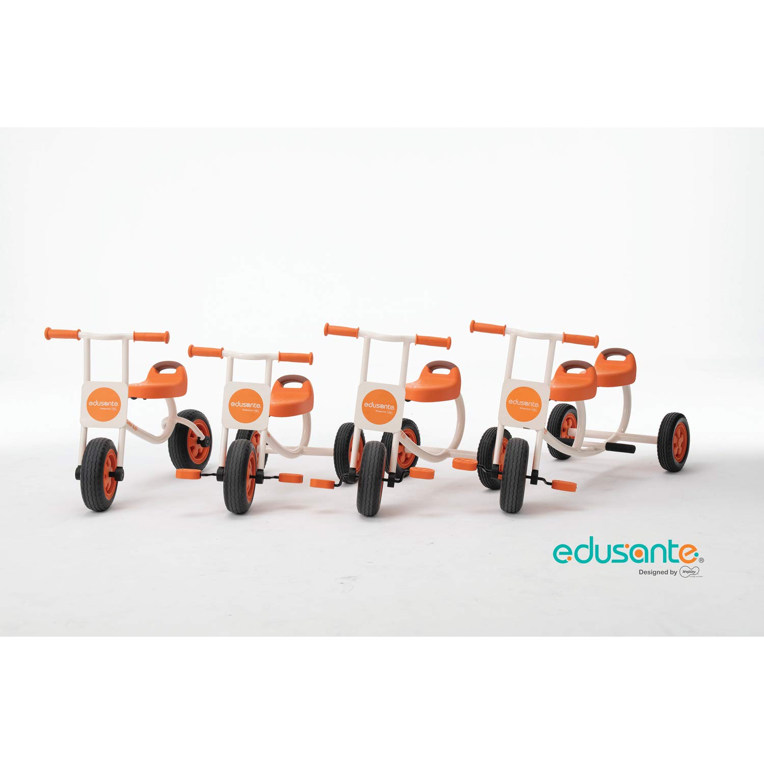 Weplay EDUSANTE ES Walking Bike - Balance Training Bike for Kids Ages 2-5 | Wooden Toddler Push Bike for Early Learning & Motor Skills Development | Perfect for Indoor Playrooms, Backyards & Preschool Activities