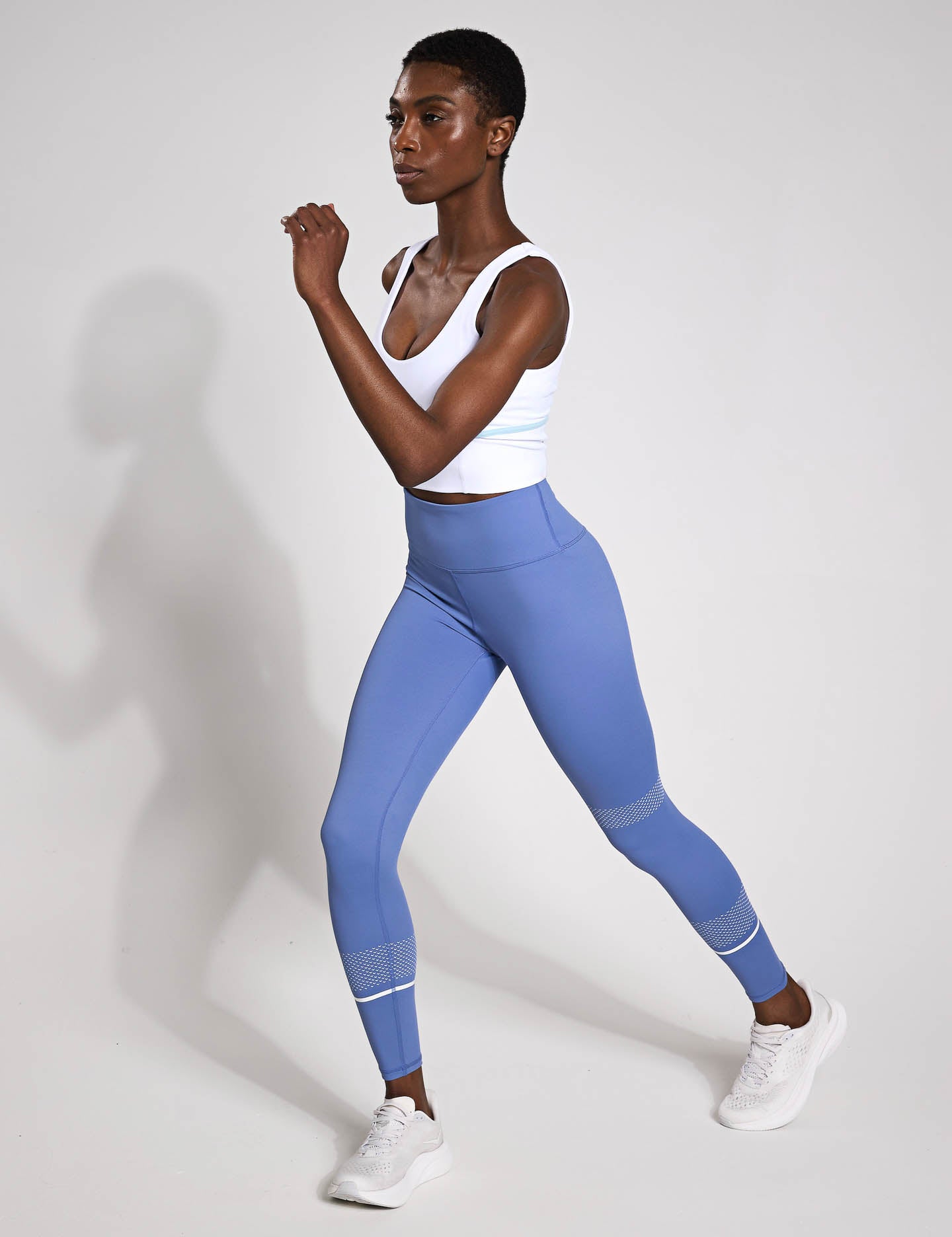Activate Full Length Legging - Dusty Blue | High Waist Yoga Pants for Women | Perfect for Workouts, Running & Lounge Wear