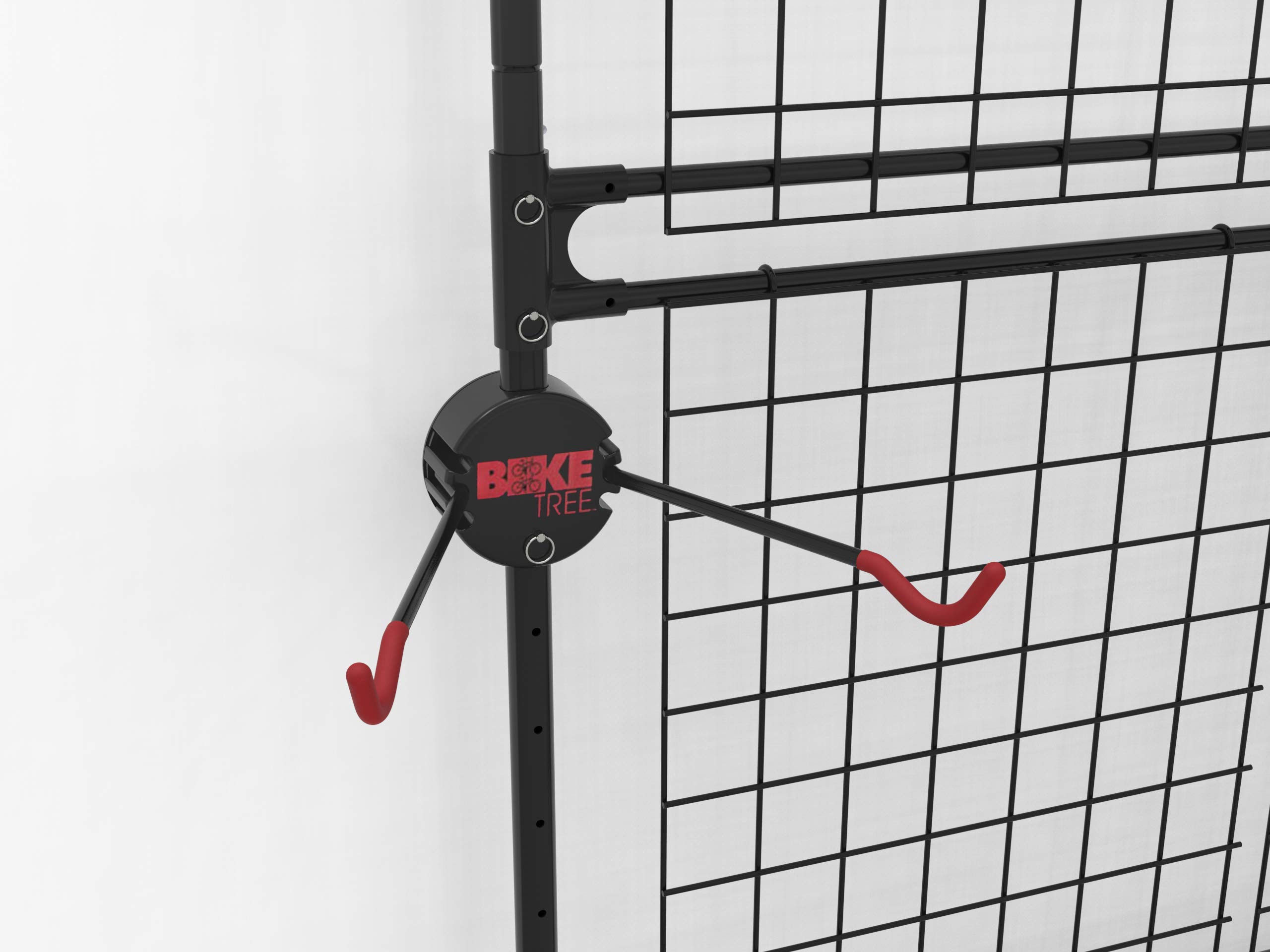 8Ft Bike-Tree Wall Mounted Garage Organizer – Heavy Duty 350lbs Capacity – Customizable Storage for 6 Bikes, Ladders & Kayaks – Perfect for Home, Garage & Outdoor Gear Organization
