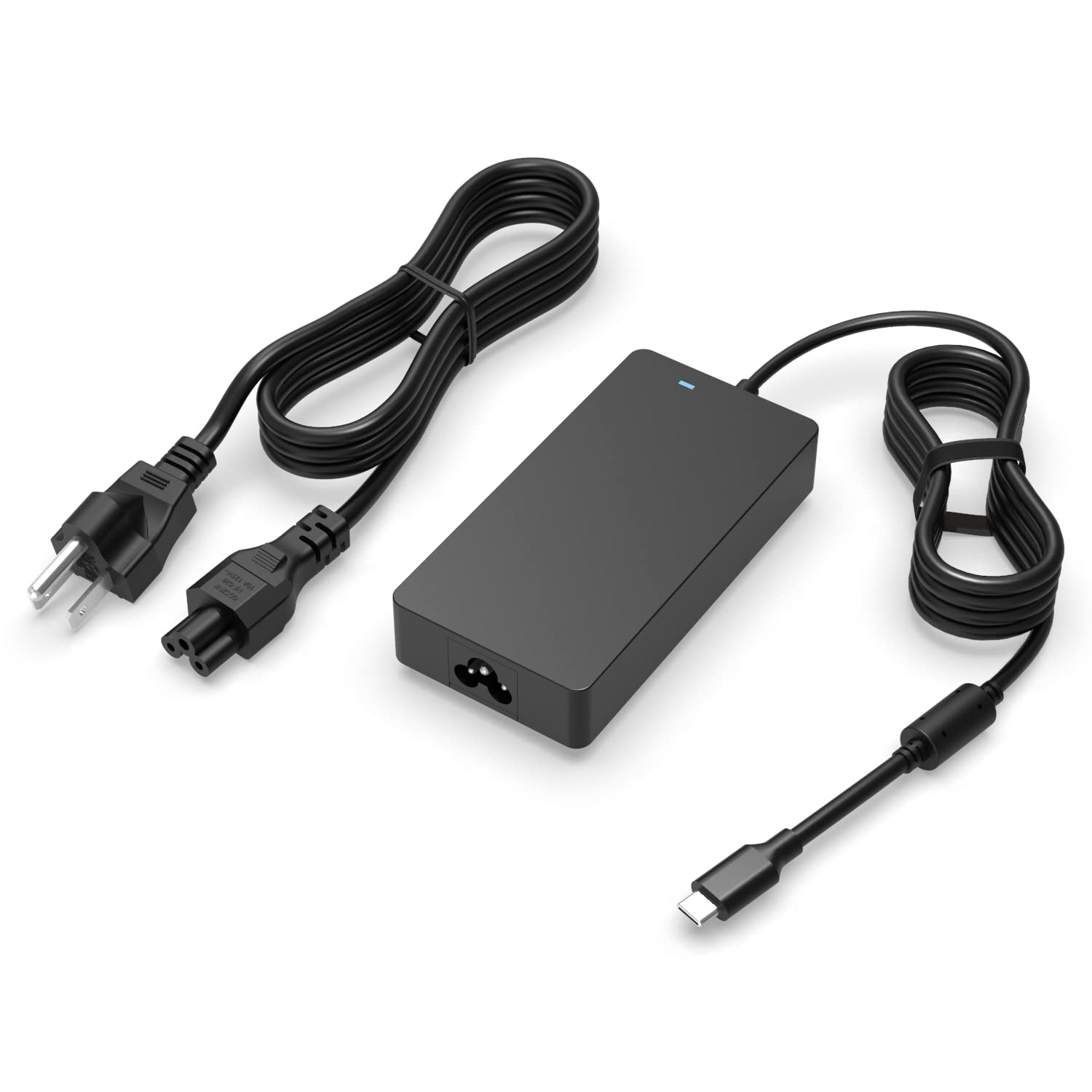 130W USB-C Laptop Charger for Dell XPS 15 17 (9500/9700/9510/9575/9710) - P91F P92F P73F Power Adapter - Fast Charging for Work, Travel & Home Office Use