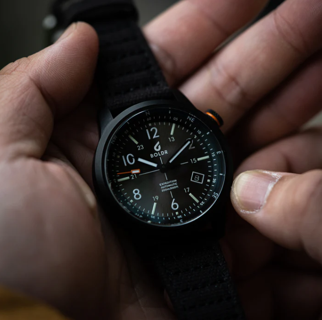 BOLDR Expedition I Karekare Automatic Dive Watch - Waterproof 200M, Stainless Steel, Unisex - Perfect for Scuba Diving, Outdoor Adventures & Everyday Wear