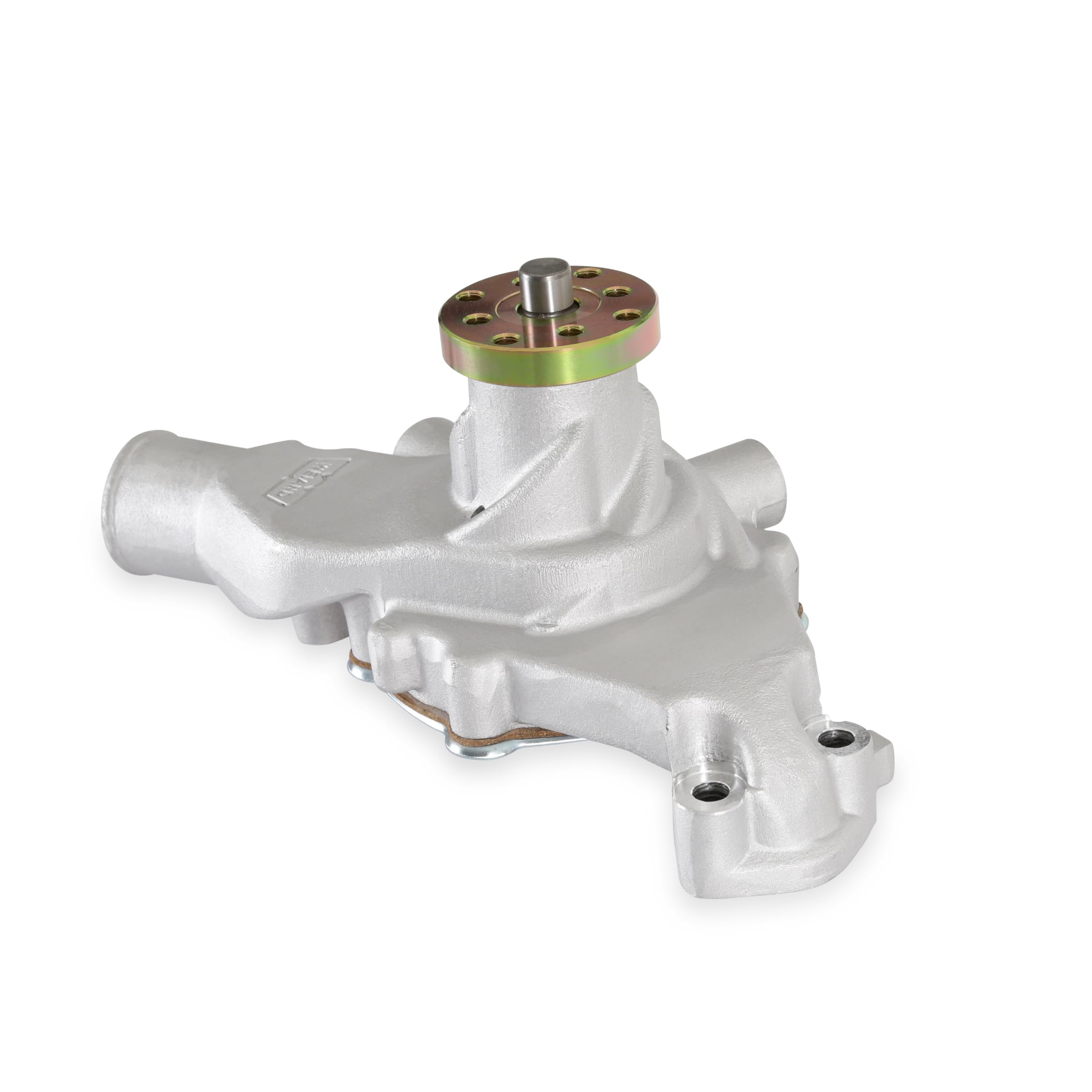 Weiand 9208 Action Plus High Performance Water Pump - Aluminum Alloy Coolant Pump for Chevy Small Block Engines - Perfect for Street Rods, Hot Rods, and Muscle Car Upgrades