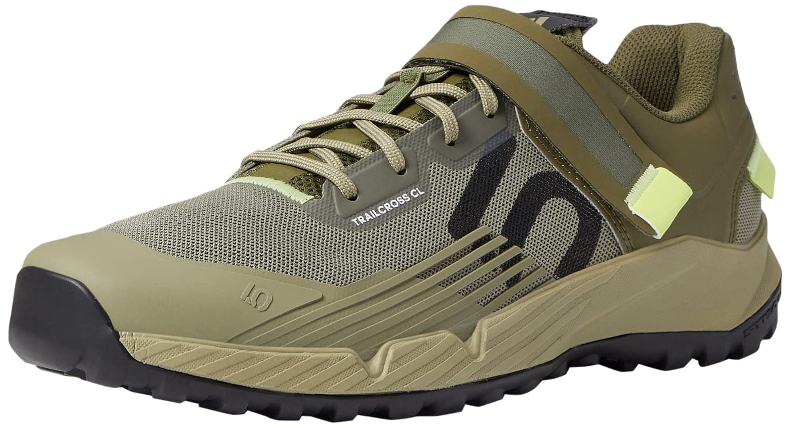 adidas Men's 5.10 Trailcross Clip-in Cycling Shoes - Green | Mountain Bike & Trail Running Sneakers for Outdoor Adventures