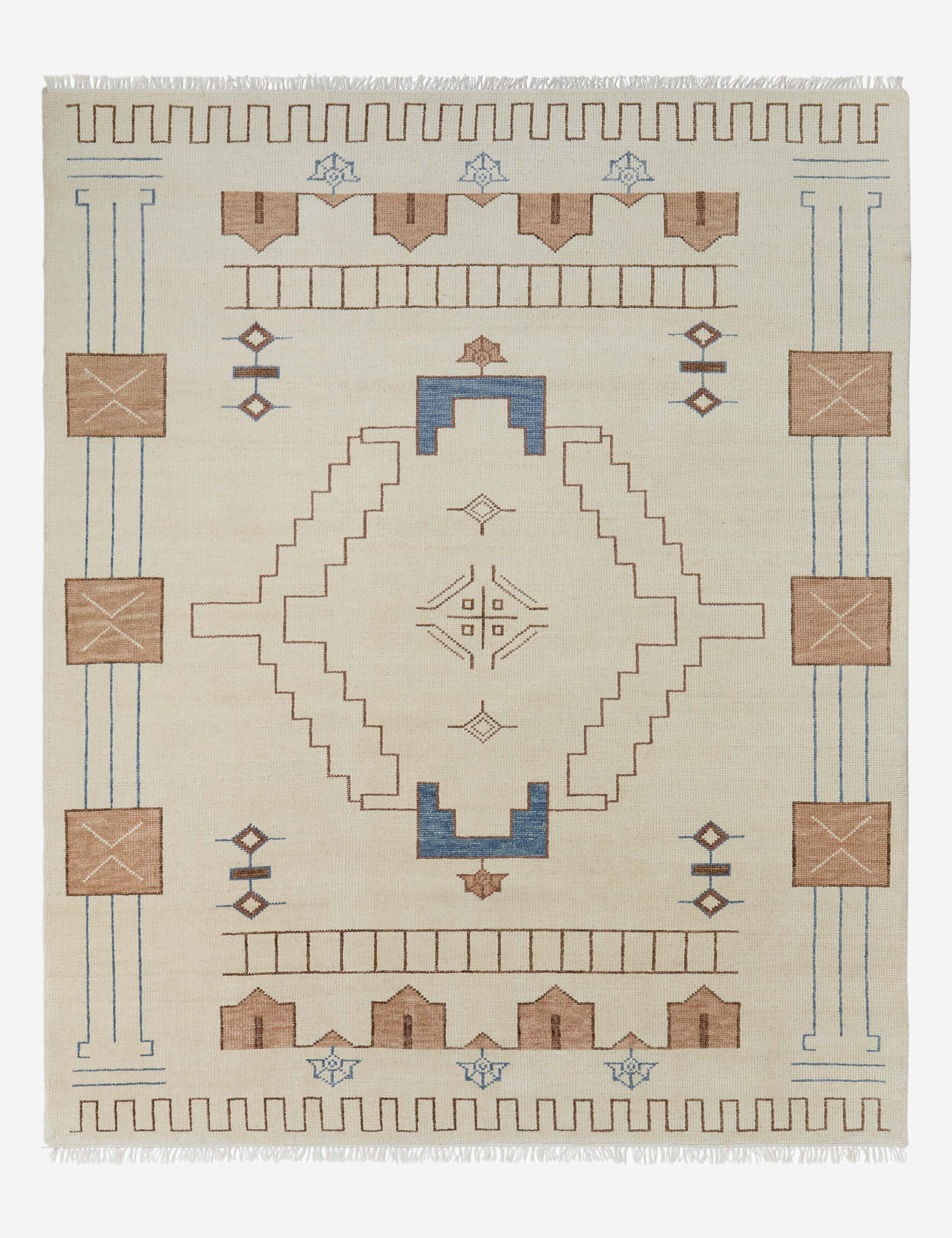 Hand Knotted Wool Rug by Cardona - Premium Handmade Area Rug for Living Room, Bedroom & Dining Room - Soft & Durable Home Decor