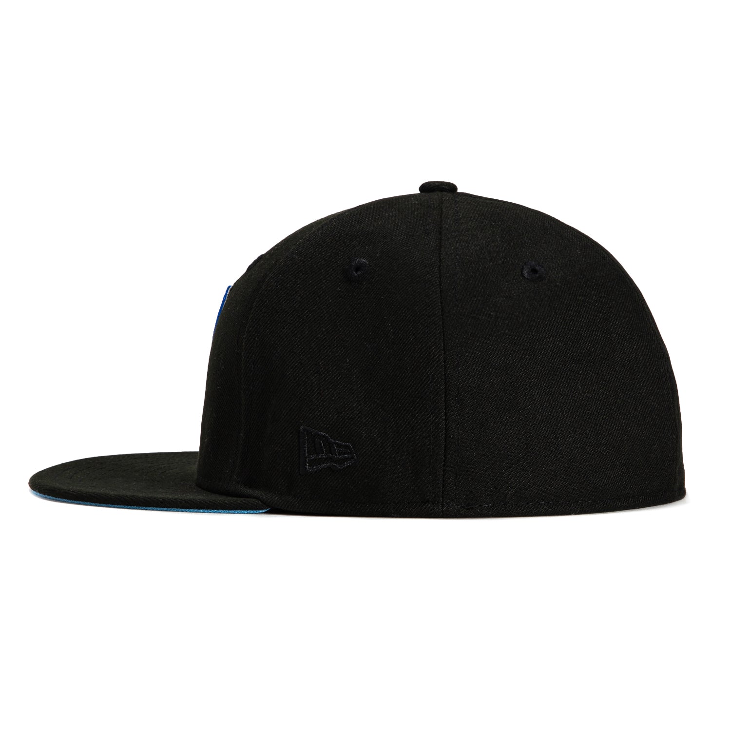 New Era 59Fifty Worcester Woo Sox Inaugural Season Patch Hat - Black, Royal, Metallic Silver - Official Baseball Cap for Fans & Collectors - Perfect for Games, Sports Events & Casual Wear
