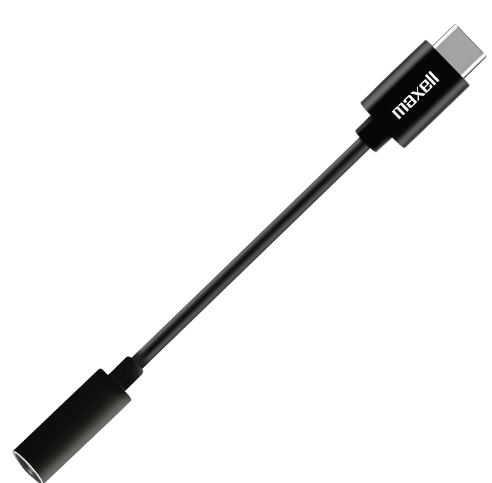 Maxell USB C to 3.5mm Headphone Adapter - High Quality Audio Converter for iPhone 15, Samsung Galaxy, iPad Pro - Multi Pack Options Available - Perfect for Travel, Gaming & Music Listening