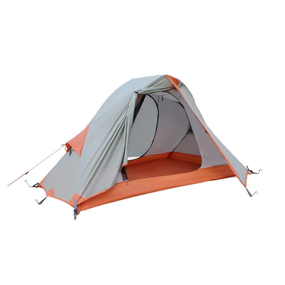 Waterproof Windproof Camping Tent - Lightweight Aluminum Pole Single/Double Tent for All Seasons - Storm & Rain Resistant Outdoor Gear for Hiking, Backpacking & Family Camping Trips