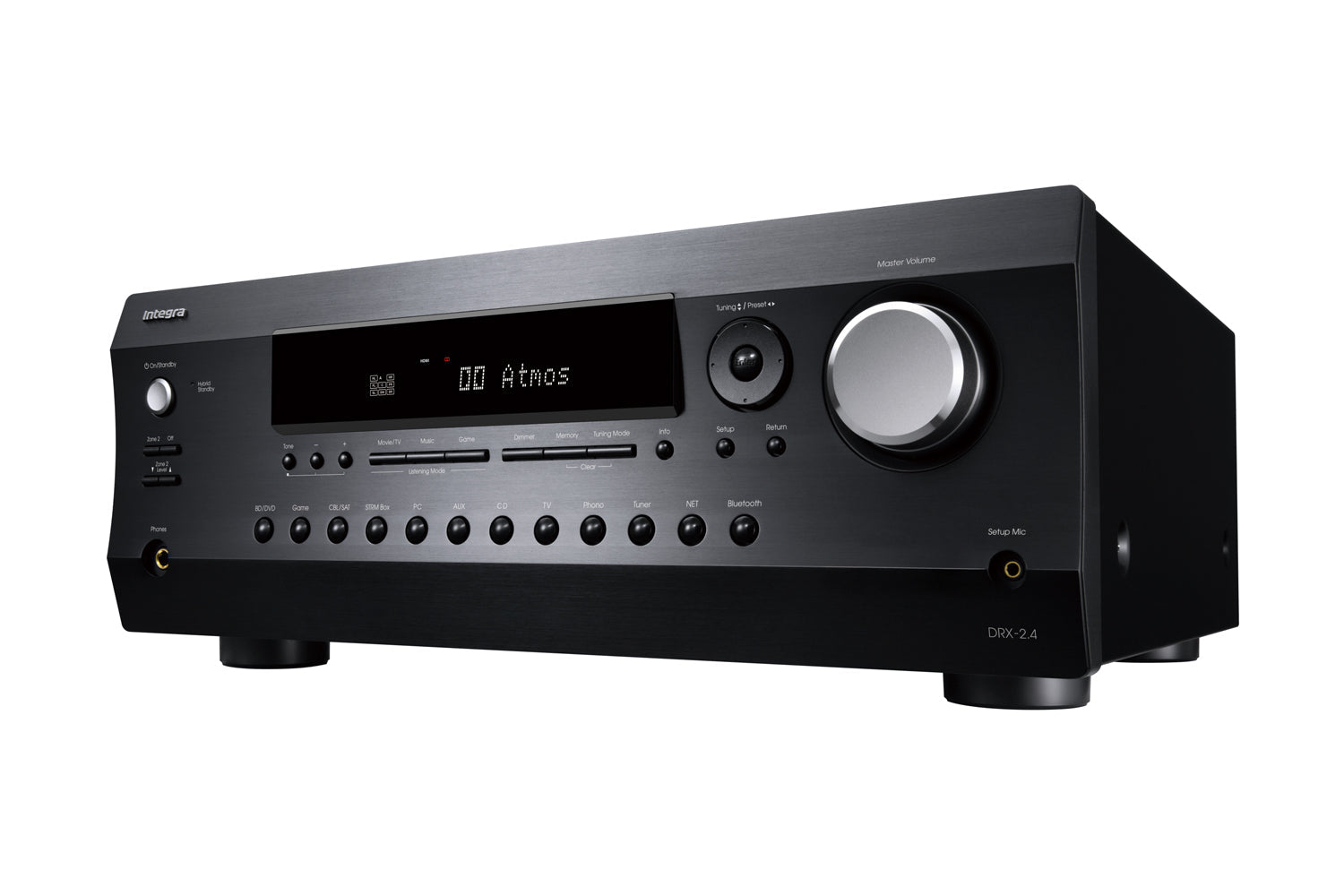 Integra DRX-2.4 7.2 Channel Network AV Receiver with Dolby Atmos - Open Box for Home Theater & Music Streaming