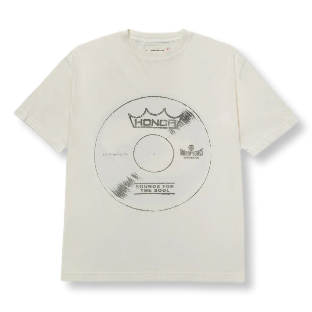 Honor The Gift Honor Vinyl Tee - White T-Shirt for Men | Streetwear Fashion & Casual Wear | Perfect for Everyday Outfits & Urban Style