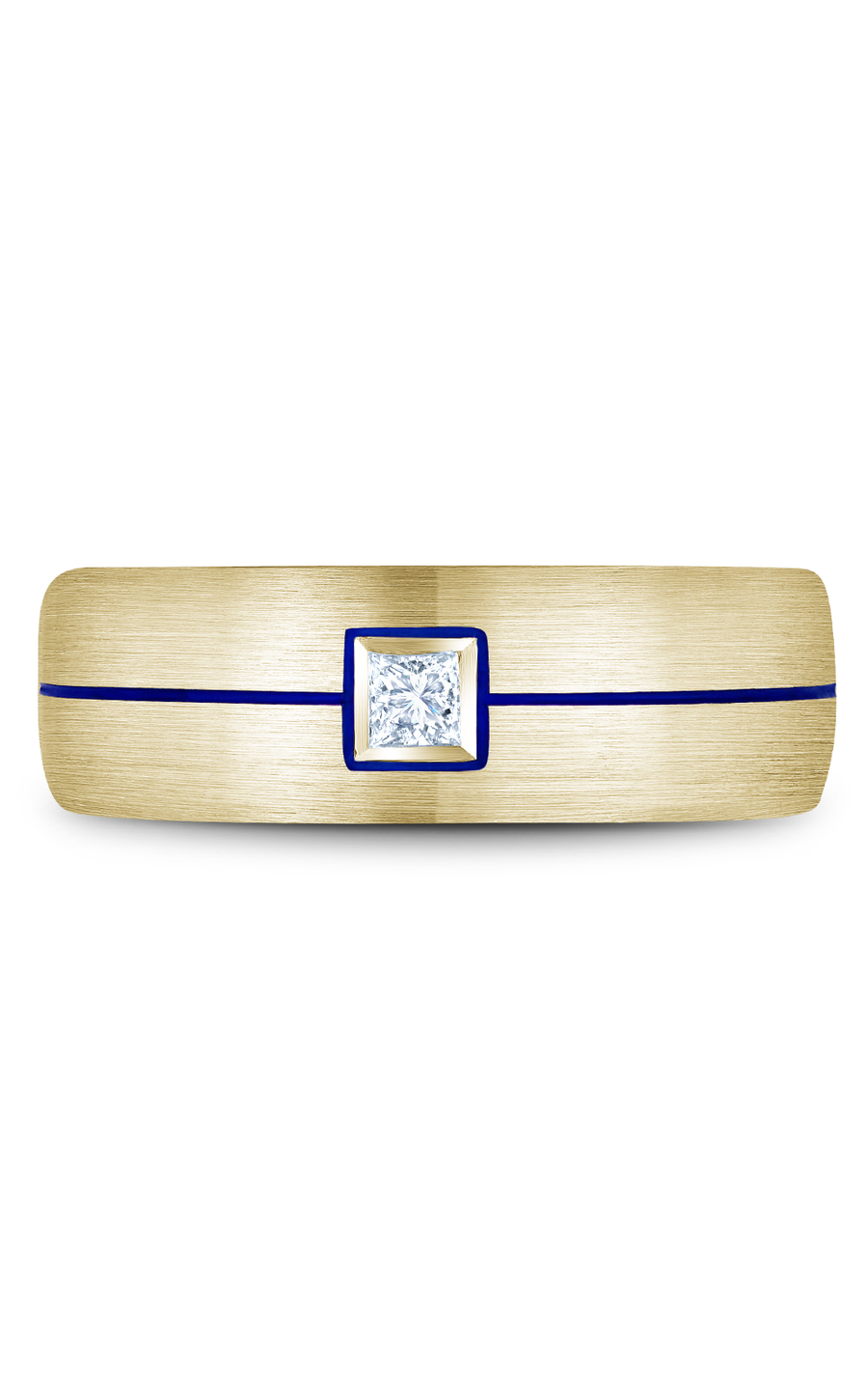 Bleu Royale Men's Wedding Band RYL 027YD75 - 14K Yellow Gold Classic Ring for Grooms & Anniversary Gifts | Perfect for Weddings, Engagements & Special Occasions