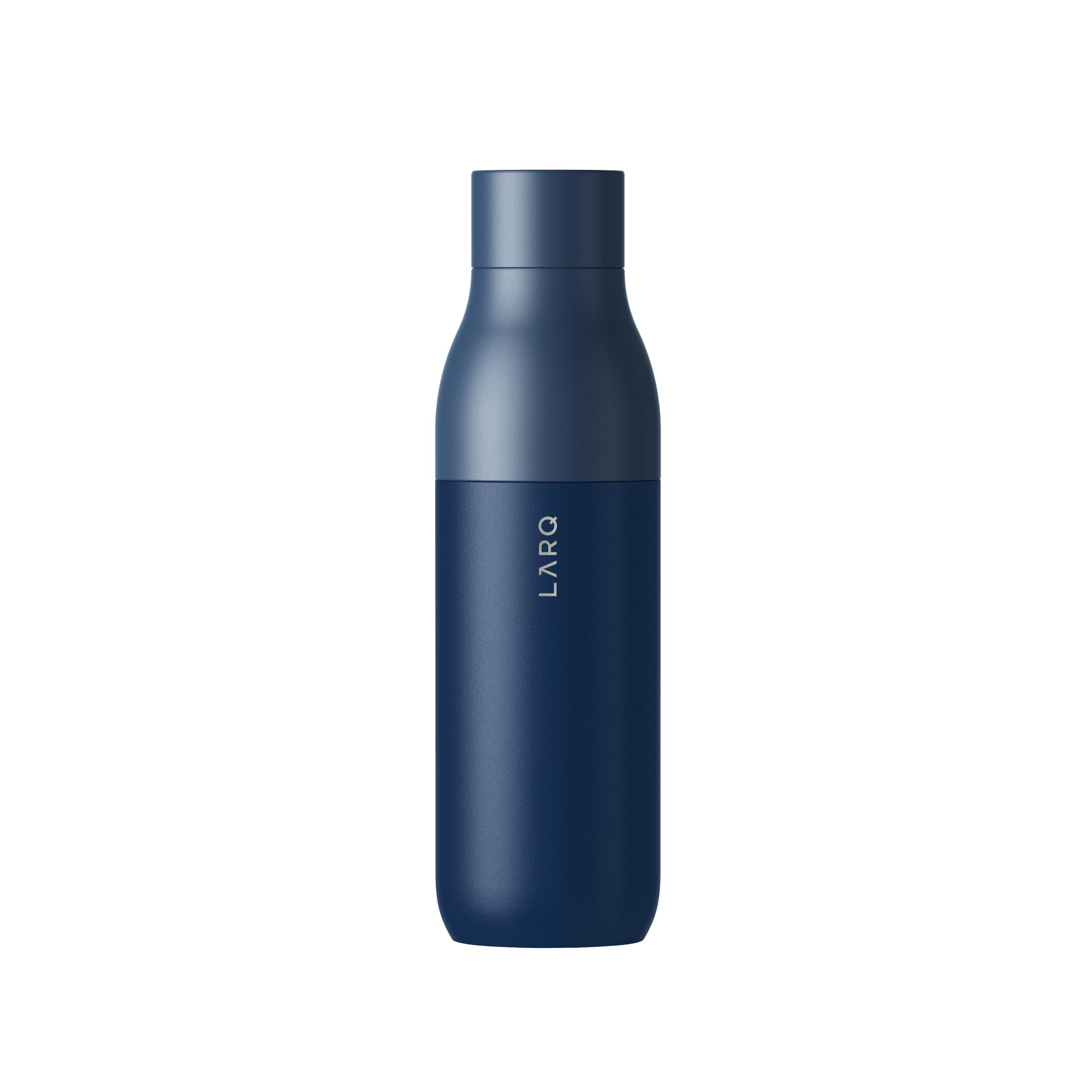 LARQ PureVis 25 oz Self-Cleaning Insulated Stainless Steel Water Bottle with UV Water Purifier | Award-Winning Design, Reusable & Travel Friendly | Monaco Blue | Perfect for Hiking, Gym & Daily Hydration