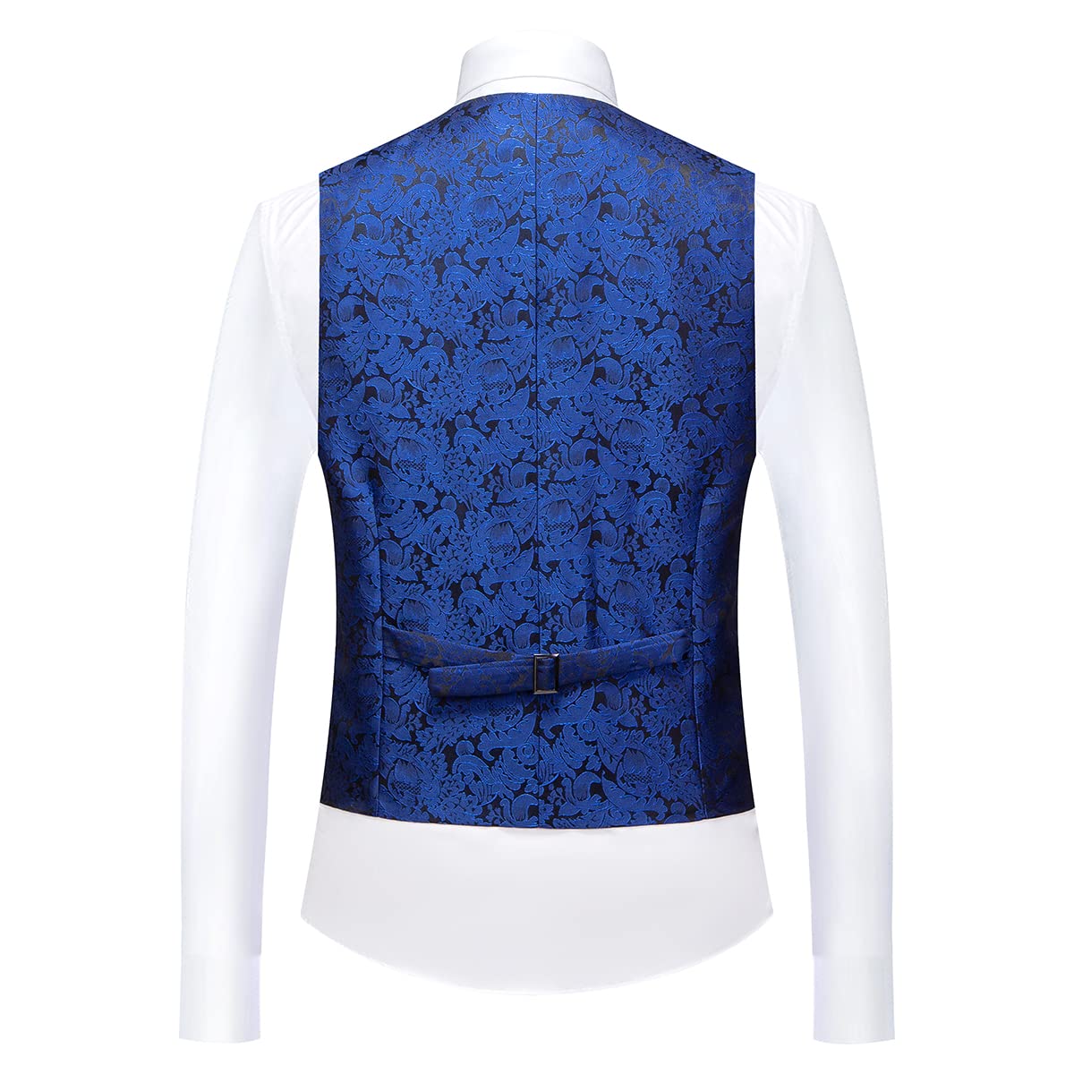 Men's Slim Fit 3-Piece Tuxedo Suit Set - Skinny Formal Suit with Shawl Lapel & Paisley Design for Wedding, Prom, Gala & Black Tie Events | Perfect for Special Occasions & Evening Wear