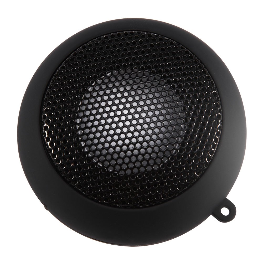 Portable Mini Bluetooth Speaker with 3.5mm AUX & USB - Wireless Rechargeable Speaker for iPhone, Android, MP3, MP4, Laptop, PC - Perfect for Travel, Camping, Beach & Outdoor Activities (Black)