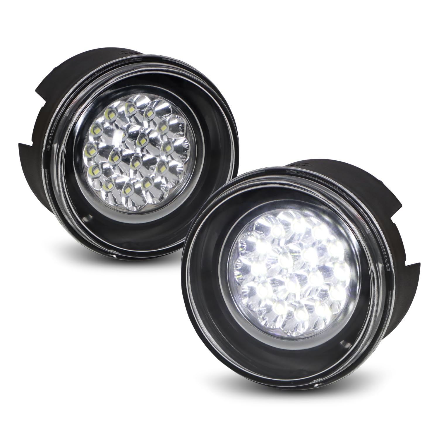 AKKON LED Fog Light Lamps with Wiring & Switch - Compatible with Dodge Dakota, Durango & Chrysler Aspen 300 - Clear Lens for Enhanced Visibility - Perfect for Off-Roading, Night Driving and Foggy Conditions
