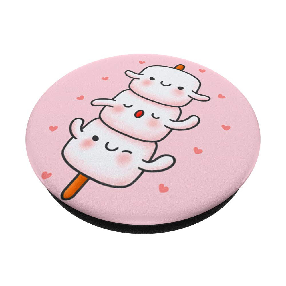 Cute Marshmallow PopSockets PopGrip - Swappable Phone Grip for iPhone, Samsung & Tablets | Perfect for Gaming, Selfies & Everyday Use