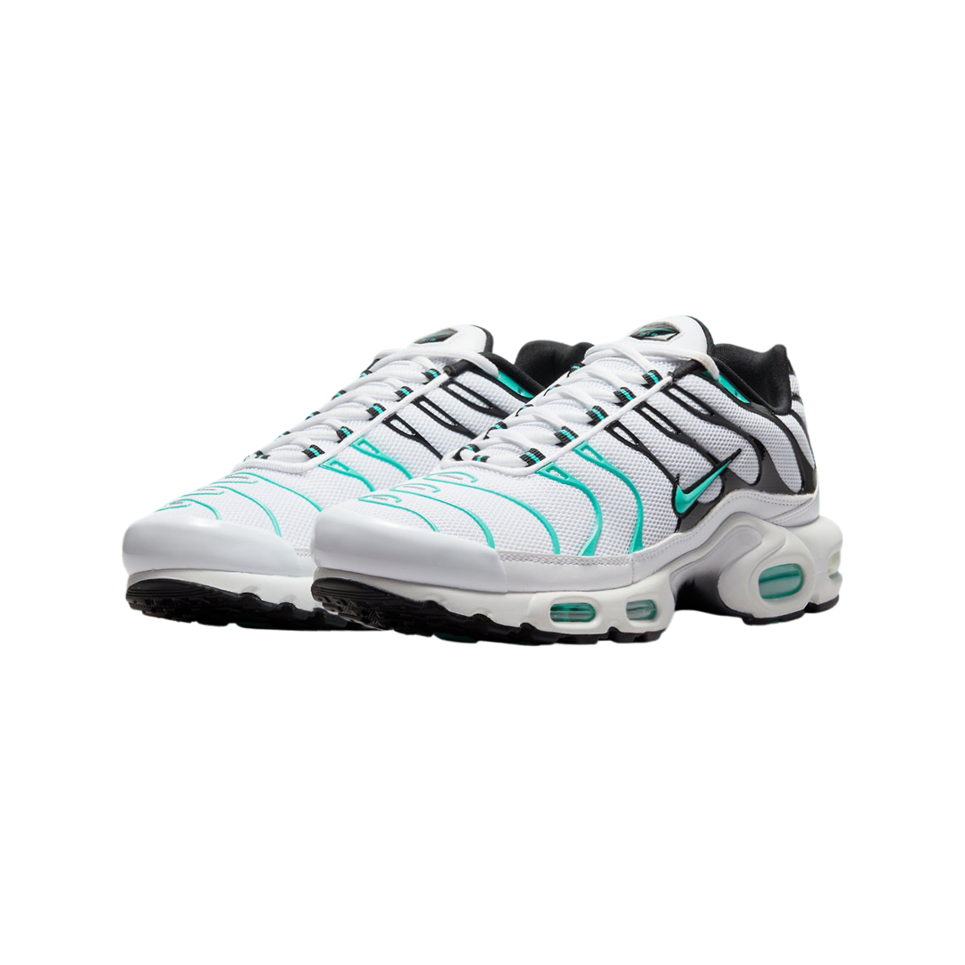 Nike Air Max Plus Running Shoes - White Tiffany Teal Black - Comfortable Cushioned Sneakers for Men & Women | Perfect for Gym Workouts, Jogging & Casual Wear