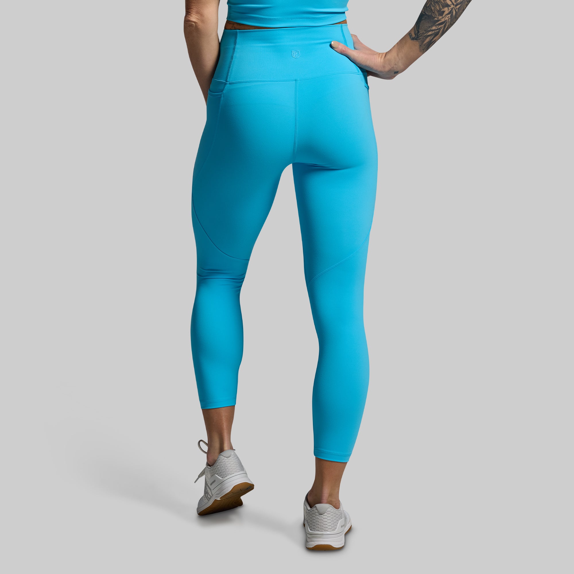 Trendy Aquarius Print Eccentric Leggings for Women - High Waist Yoga Pants for Workout, Running & Casual Wear