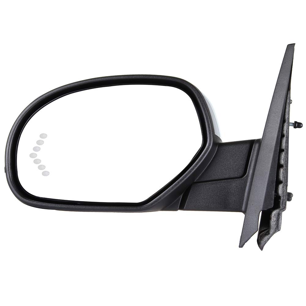 ECCPP Left Side Power Heated Memory Rear View Mirror with Turn Signal & Folding - Replacement for 2007-2013 Chevy Silverado & GMC Sierra 1500/2500 HD/3500 HD - Perfect for Winter Driving & Enhanced Safety