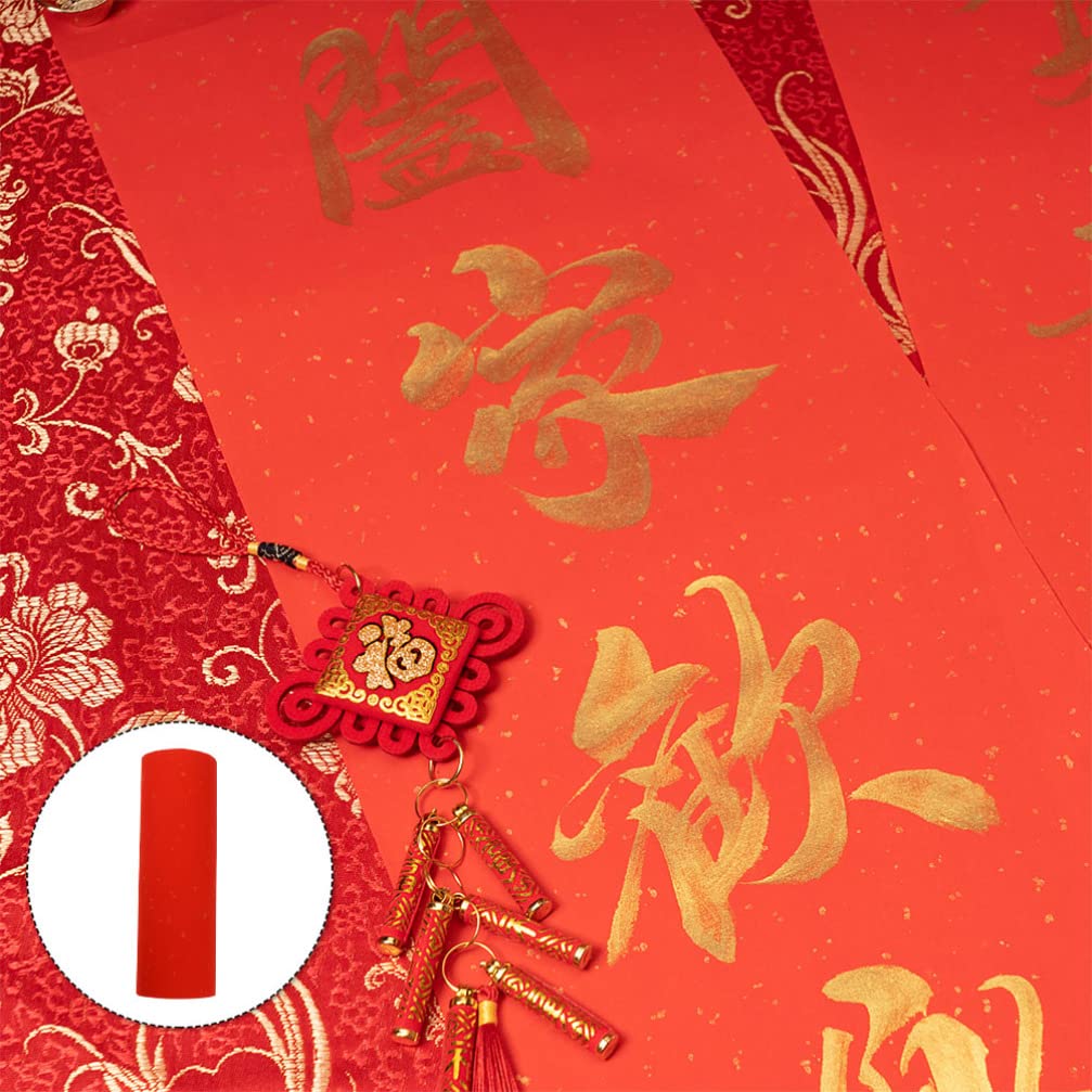 Chinese New Year Red Couplet Paper Roll - DIY Spring Festival Scrolls for Calligraphy, Ink Writing & Home Decoration | Traditional Chunlian Art Paper for Wall Decor, Gift Wrapping & Cultural Celebrations