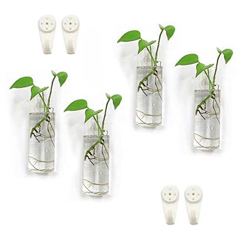 4 Glass Wall Planter