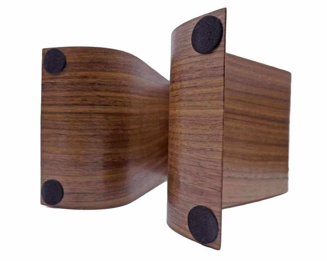Premium Walnut Wooden Headphone Stand - Elegant Display & Organizer for Gaming Headsets, Studio Headphones - Perfect for Home Office, Gaming Setup & Workspace Decor