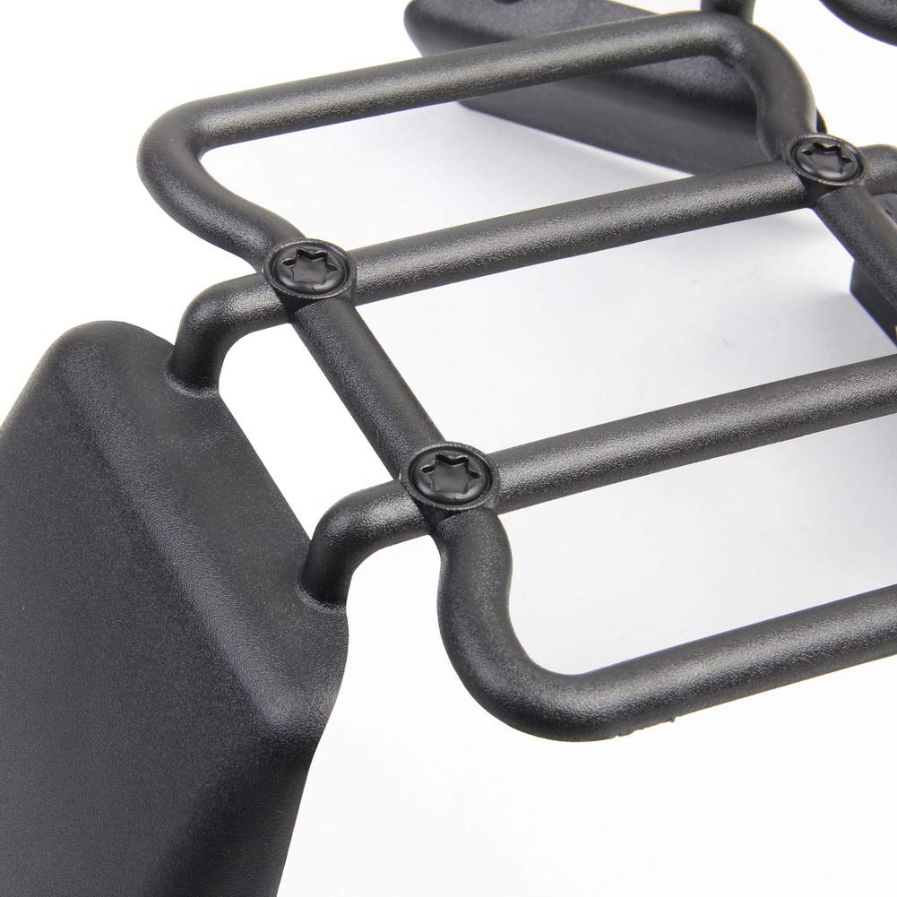 2018-2023 Jeep Wrangler JL Black Plastic Front Bumper Fog Light & Taillight Cover Trims - Durable Protector for Off-Road Adventures & Daily Driving