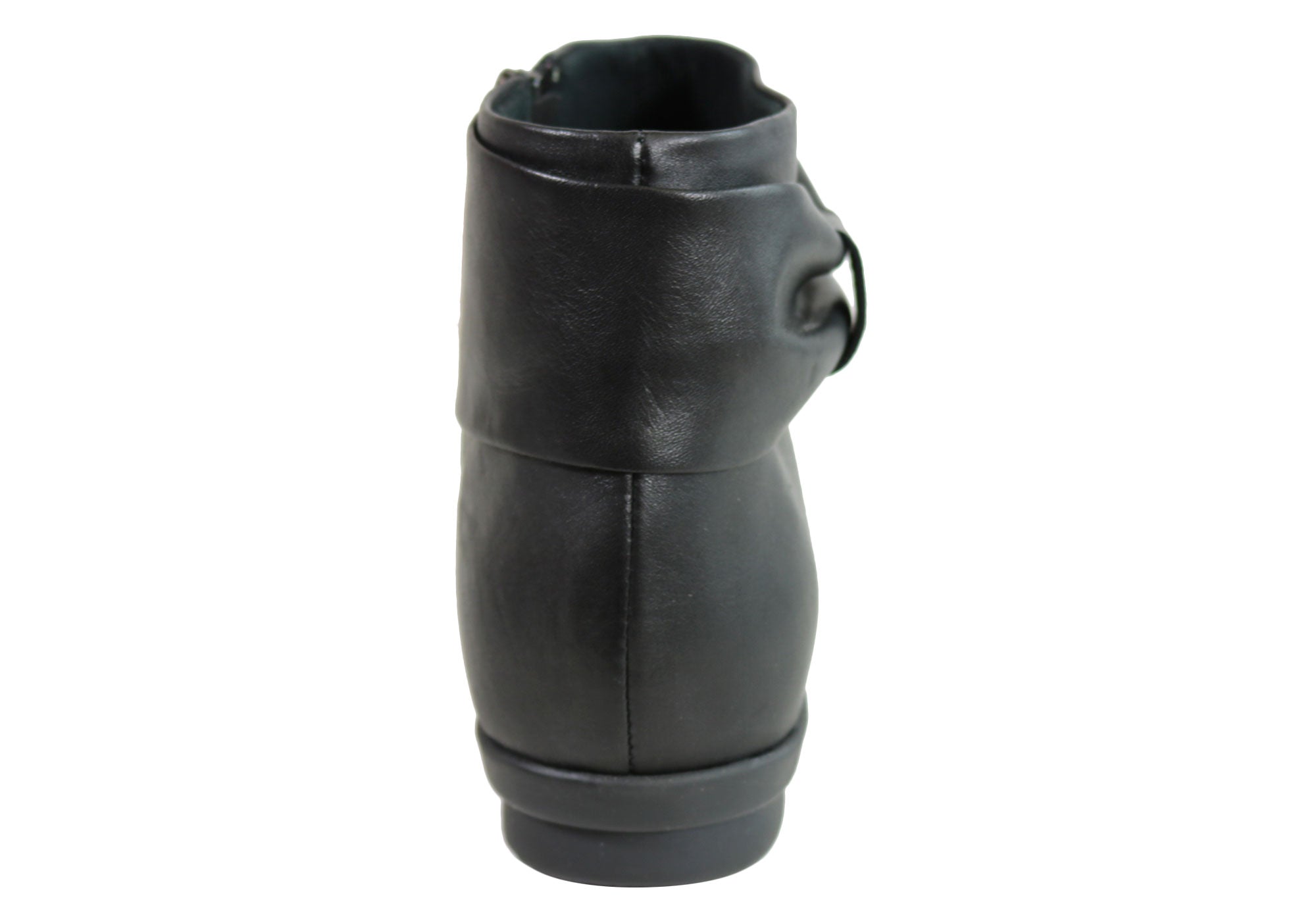 Flex & Go Women's Comfortable Leather Ankle Boots - Made in Portugal - Perfect for Work, Travel & Everyday Wear