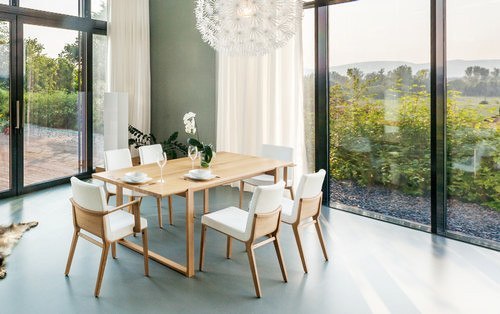 Ton Moritz Armchair - Modern Wooden Lounge Chair for Living Room, Office & Dining - Comfortable Mid-Century Design for Home Decor