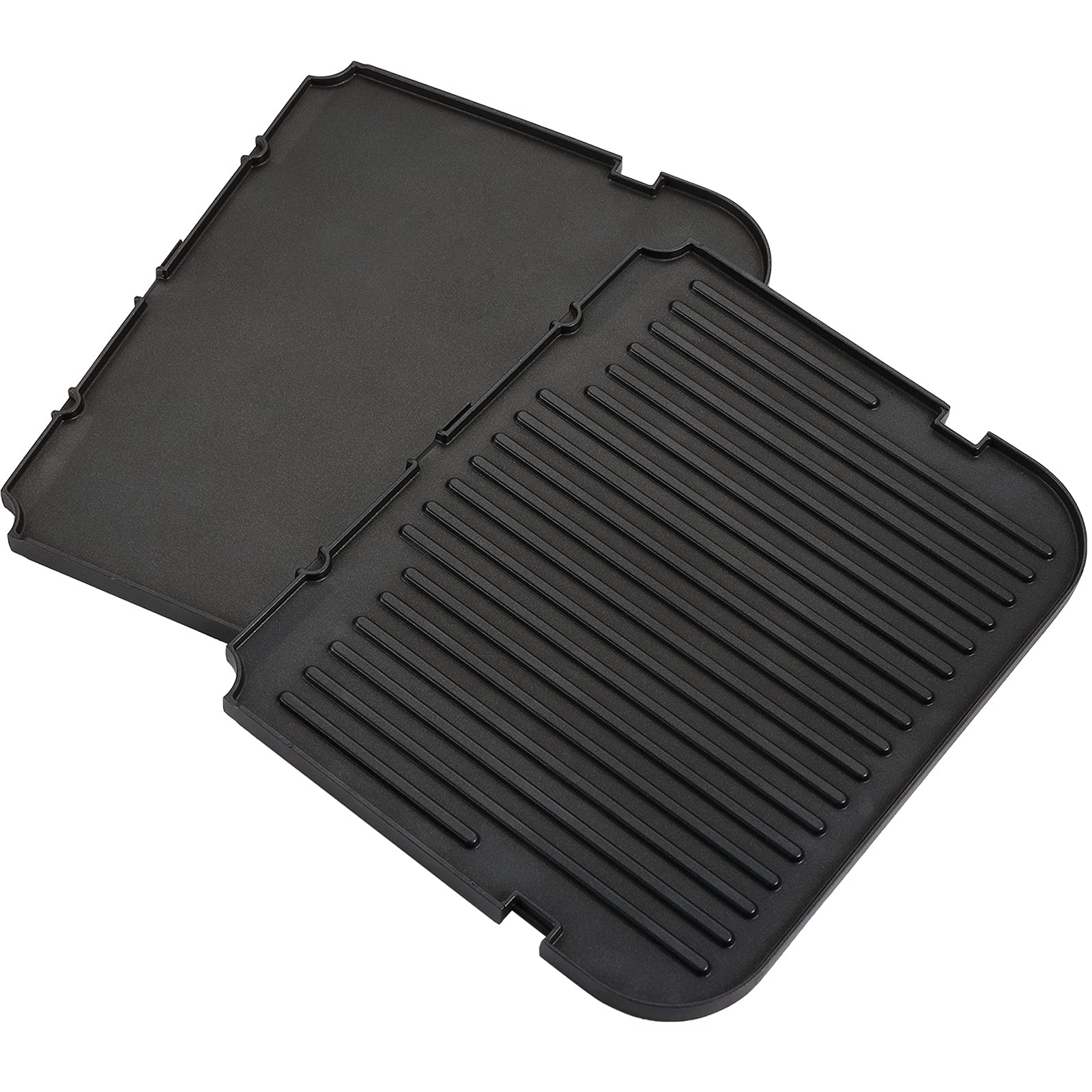 Replacement Griddler Plates for Cuisinart GR-4NP1 5-in-1 Grill & Panini Press - BPA Free Non-Stick Cooking Griddle Accessories (2 Pack) - Perfect for Grilling, Panini Press & Breakfast Cooking
