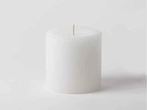 Premium 4x4 Inch White Citronella Scented Pillar Candles - Set of 3 for Wedding Centerpieces, Home Decor & Outdoor Mosquito Repellent | Long-Lasting Aromatherapy Candles for Romantic Dinners, Patio Parties & Relaxation